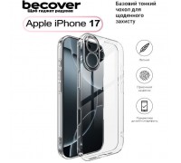 Чохол до мобільного телефона BeCover Apple iPhone 17 Transparent (713757)