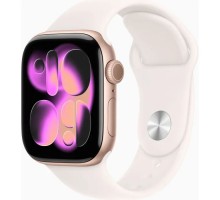 Смарт-годинник Apple Watch Series 11 GPS 42mm Rose Gold Aluminium Case with Light Blush Sport Band - S/M (MEU04RK/A)