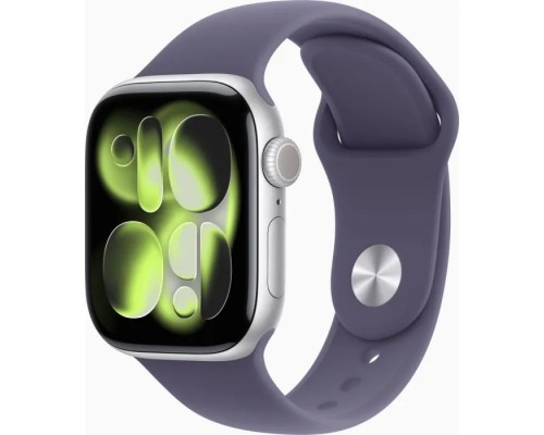 Смарт-годинник Apple Watch Series 11 GPS 42mm Silver Aluminium Case with Purple Fog Sport Band - S/M (MEU64RK/A)