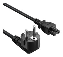 Кабель живлення C5 1.0m black ColorWay (CW-CBP084-BK)