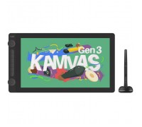 Графічний планшет Huion Kamvas 16 Gen3 Black + рукавичка (GS1563)