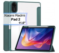 Чохол до планшета BeCover Soft Edge TPU Xiaomi Redmi Pad 2 11.0" Dark Green (713658)