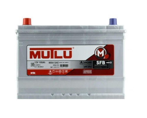Акумулятор автомобільний MUTLU 6СТ-100 (1) Asia SFB D31.100.085.D
