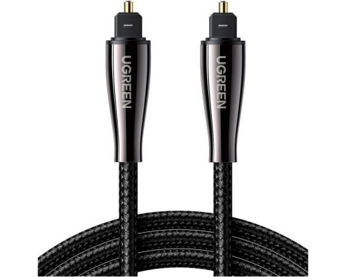 Кабель мультимедійний Optical Toslink 3.0m AV108 black Ugreen (10541)