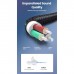 Кабель мультимедійний 3.5mm M to 3.5mm M 1.0m 90° corner AV112 blue Ugreen (60179)
