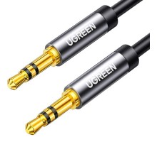 Кабель мультимедійний 3.5mm M to 3.5mm M 0.5m AV119 black Ugreen (10732)