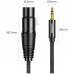 Кабель мультимедійний 3.5mm M to XLR F 1.0m AV182 black Ugreen (20763)
