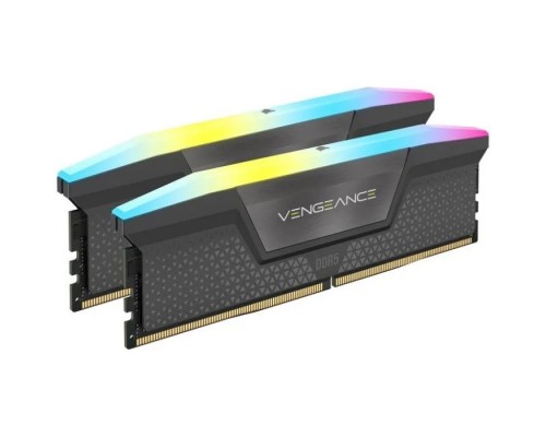 Модуль пам'яті для комп'ютера DDR5 32GB (2x16GB) 5600 MHz Vengeance RGB Corsair (CMH32GX5M2B5600Z36K)