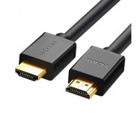 Кабель мультимедійний HDMI M to HDMI M 10.0m HD104 black Ugreen (10110)