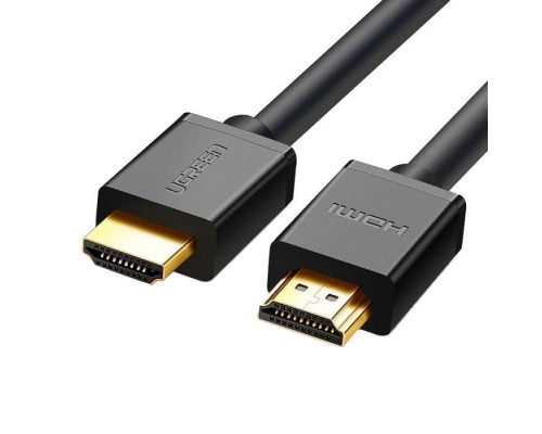 Кабель мультимедійний HDMI M to HDMI M 10.0m HD104 black Ugreen (10110)