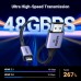 Кабель мультимедійний HDMI M to HDMI micro M 1.0m V2.1 8K60Hz HD164 black Ugreen (15516)