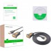 Кабель для передачі даних USB to COM M 1.5m DB9 RS-232 CR104 black Ugreen (20211)