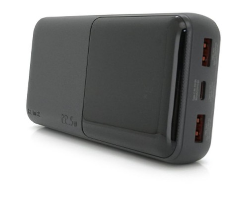 Батарея універсальна Remax 20000mAh, 22.5W, 2*USB+Type-C, Black (RPP-623)