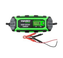 Зарядний пристрій для автомобільного акумулятора WINSO PRO LCD 10A, 12V, 4-200Ah (139520)