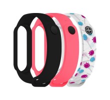 Ремінець до фітнес браслета Armorstandart комплект 3шт Xiaomi Mi Band 7/6/5 RM Candy (ARM77049)