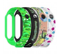 Ремінець до фітнес браслета Armorstandart комплект 4шт Xiaomi Mi Band 7/6/5 RM New (ARM77067)
