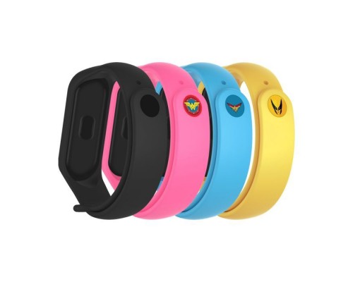 Ремінець до фітнес браслета Armorstandart комплект 4шт Xiaomi Mi Band 7/6/5 Superhero Edition 3 (ARM77061)