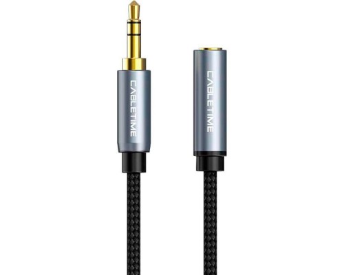 Кабель мультимедійний 3.5mm M to 3.5mm F 3.0m Cabletime (CA915255)
