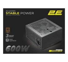 Блок живлення 2E 600W Stable Power ATX3.1 (2E-ST600BR-120)