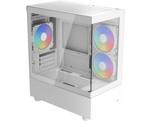 Корпус для ПК AeroCool Viewport Mini-G-WT-v2 White (ACCM-ES09133.21)