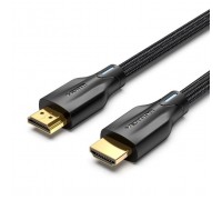 Кабель мультимедійний HDMI M to HDMI M 3.0m 8K60Hz cotton braided black Vention (AAUBI)