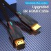 Кабель мультимедійний HDMI M to HDMI M 3.0m 8K60Hz cotton braided black Vention (AAUBI)