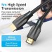 Кабель мультимедійний HDMI M to HDMI M 3.0m 8K60Hz cotton braided black Vention (AAUBI)