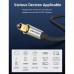 Кабель мультимедійний Optical Toslink 1.0m gray Vention (BAVHF)