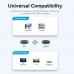 Кабель мультимедійний DisplayPort M to HDMI M 1.8m 4K40Hz black Vention (HFOBAC)