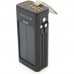 Батарея універсальна Linkage 30000mAh, Solar, 22.5W, cables Туре-С+Lighting, Black (LKP-46)
