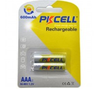 Акумулятор PkCell AAA R03 600mAh 1.2V NiMH Rechargeable Battery, 2шт/бл (PC/AAA600-2BR)