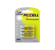 Акумулятор PkCell AAA R03 1200mAh 1.2V NiMH Rechargeable Battery, 4шт/бл (PC/AAA1200-4B)