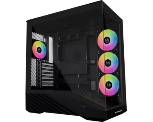 Корпус для ПК Lian Li V100R case with pre-installed four 120mm RGB PWM fan, Black (G99.V100RX.01)