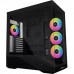 Корпус для ПК Lian Li V100R case with pre-installed four 120mm RGB PWM fan, Black (G99.V100RX.01)