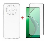 Чохол до мобільного телефона Dengos Realme 12 4G/5G TPU+glass Transparent (DG-KM-173)