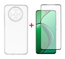 Чохол до мобільного телефона Dengos Realme 12 4G/5G TPU+glass Transparent (DG-KM-173)