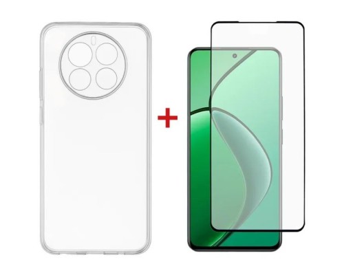 Чохол до мобільного телефона Dengos Realme 12 4G/5G TPU+glass Transparent (DG-KM-173)