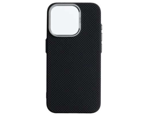 Чохол до мобільного телефона Armorstandart LikeCarbon2 MagCase Apple iPhone 16 Pro Kevlar Black (ARM88381)