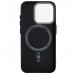 Чохол до мобільного телефона Armorstandart LikeCarbon2 MagCase Apple iPhone 16 Pro Kevlar Black (ARM88381)