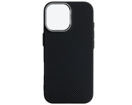 Чохол до мобільного телефона Armorstandart LikeCarbon2 MagCase Apple iPhone 17 Kevlar Black (ARM88379)