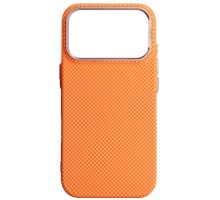 Чохол до мобільного телефона Armorstandart LikeCarbon2 SE MagCase Apple iPhone 17 Pro Kevlar Orange Rose Gold (ARM89168)