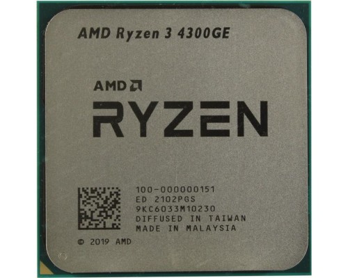 Процесор AMD Ryzen 3 4300GE (100-000000151)