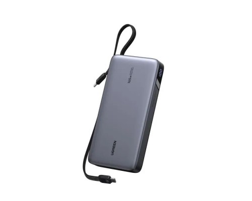 Батарея універсальна Ugreen 25000mAh 165W DualCable (PB552 55995B)