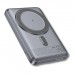 Батарея універсальна HOCO 5000mAh Title PD/20W Magnetic with stand + mini wallet Grey (Q46 / 714988)
