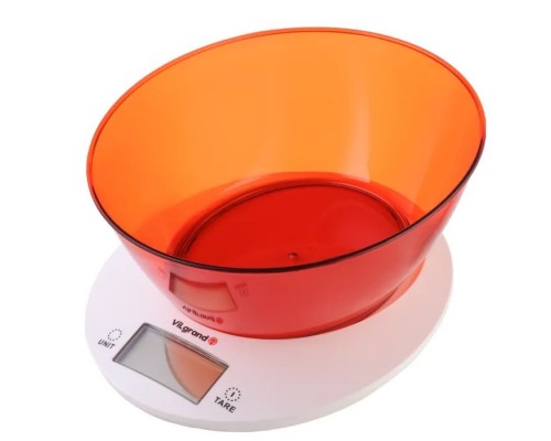 Ваги кухонні Vilgrand VKS-533C red