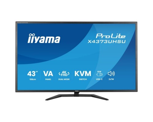 Монітор iiyama X4373UHSU-B2