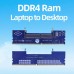 Конвертор Dynamode DDR4 Laptop SO-DIMM to Desktop DIMM RAM Memory (DM-DDR4-DIMM-Converter)