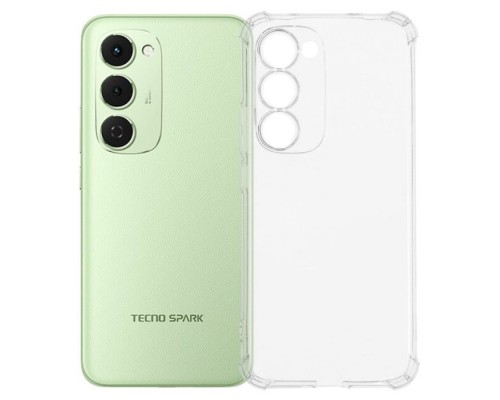 Чохол до мобільного телефона BeCover Anti-Shock Tecno Spark 40 Pro Plus (KM7) Clear (715067)