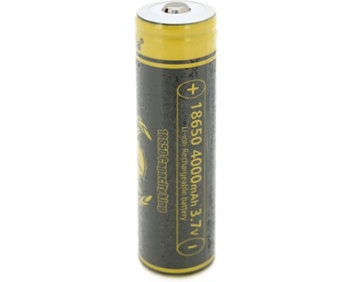Акумулятор 18650 4000mah (3800-4000mah), 3.7V(2.75-4.2V) Liitokala (King-4000-JT)