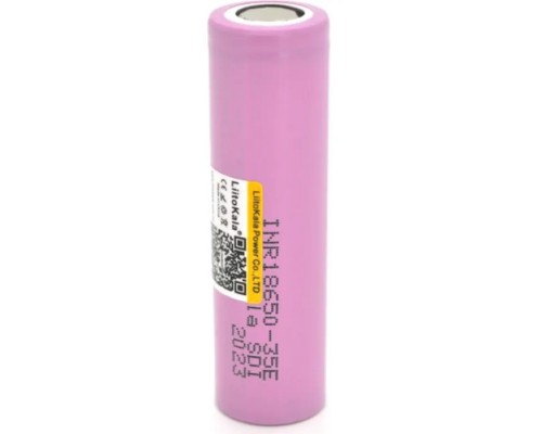 Акумулятор 18650 3500mah (3350-3500mah), 3.7V(2.5-4.2V), Pink Liitokala (Lii-35E)